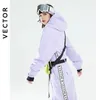 Combinaisons de ski épais hommes femmes pantalons de ski droite salopette complète hiver chaud coupe-vent imperméable Sports de plein air Snowboard motoneige 231025