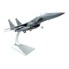 Vliegtuigen Modle 1 100 schaal F 15E gevechtsvliegtuig model prachtige miniatuur voor decor 231025