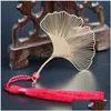 Festa Favor Vintage Estilo Chinês Golden Metal Hollow Lotus Maple Gingko Tassel Bookmark Favores e Presentes ZC0793 Drop Delivery Home Ga Dhjn0