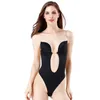 Kobiety Shapers Bodysuit Kobiety Smernoderze Shaper Seksowaj seksowne głębokie vneck bez pleców korpus gorset odchudzanie push upnie do ciała dos 231026