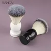 Shaving Foam RANCAI barbe blaireau pinceaux de maquillage 1 pièces manche en bois poils Salon de coiffure barbier savon mousse rasage hommes outils de nettoyage 231025