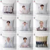 Kuddefodral Kpop Cushion Pillow Case Plush version 26 Cover Square Poszewka 40x40cm 45x45cm