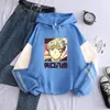 Erkek Hoodies Yaguchi Yatora Baskı Hoodie Mavi Kilit Anime Kazak Erkekler Kadın Patchwork Sweatshirts Harajuku Unisex Sonbahar Sıcak Sokak Giyim