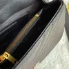 College di alta qualità di design in borse a tracolla in pelle trapuntata borse a catena a tracolla da donna borsa classica con patta moda borsa pochette hardware pacchetto completo
