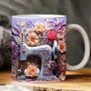 Mugs 3D Sewing Machine Painted Mug Ceramic Coffee Creative Space Design Tea Milk Birthday Christmas Gifts For Lovers 231026