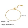 Ankiety ze stali nierdzewnej PVD 18K Gold Taped Tnase Saet Saet Belkle For Woman Jewelry Hurtowa Trenda Summer