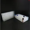 12pcs Plastik Test Tüp Rafı 50 Delik Destek Büret Stand Laboratuar Raf Okulu Sınırları