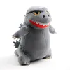 Animais de pelúcia brinquedos de pelúcia 20cm q estilo dinossauro bonecas de pelúcia anime monstros rei macio brinquedo de pelúcia para crianças natal meninos presente cinza azul