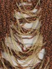 Kamizelki damskie Lyeeynnr łańcuch patchwork puste wygładzone dla kobiet z rękawami z rękawami