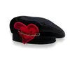 Bérets Y2K hiver pour femmes marque de luxe casquette décontractée rétro Punk Pin béret chapeau femme célébrité japonaise peintre sauvage Gorro 231025