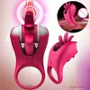 Cockrings silicon women sex silent Suction hands-free chastity cage Suction machine vibrator men lust porna mans clitor erotitque CRW1 231026