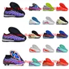 Herren Jungen Frauen Fußballschuhe Mercurial Superfly Elite TF FG Stollen Fußballstiefel weiche Leder bequeme Größe 35-45eur