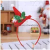 Kerstversiering Kerst Kinderen Adt Hoofddeksels Rendieren Ornamenten Natal Home Decor Cadeau Decoratie Feest Cosplay Hoofdbanden Diy Drop Deli Dhpdl