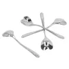 Coffee Scoops Spoon Stainless Steel Glossy Stirring For Cafe