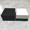 Watch Boxes Factory Supplier Wholesale Luxury Original Cl Black Velvet With Booklet And Card Custom Gift Case