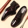 Dress Shoes Est Italian Oxford For Men Luxury Patent Leather Wedding Pointed Toe Classic Derbies Plus Size 38-47