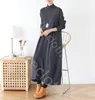 Winter Original Design Sweater Thick Knit Women Dress Loose Skirt Artsy Vintage Sweaters Women Dress Over The Knee Skirt A-line Skirt