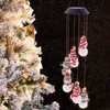 Christmas Decorations Color Changing Snowmans String Lights Colorful One Drag Six Solar Holiday Decoration 231025