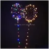 Balão LED Bobo Transparente Night Light Balões Xmas Party Lights Eter Decorações AAA226 Drop Delivery Brinquedos Presentes Novidade Gag Dh8Lj