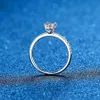 Wedding Rings Oval Cut 1ct Women Egg Simulated Diamond Band Rhodium Plated 925 Silver Custom Gift 231025