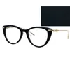 24New Luxury Cateye 925S Girl Glasses Classic Acetates Cateye Fullrim228 lightweight Titanium Leg Eyeglasses Goggles Frame 50-19 fullset design case