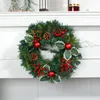 Decoratieve Bloemen Kerst Simulatie Krans Deur Hangende Decoratie Mode En Eenvoudige Woninginrichting 2023