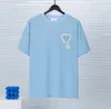 23SS Nowe koszulki plus koszulki i koszule polo-deski haftowany wzorzyste wzór polarny w stylu polarny Summer Street Bawełniane słowa dla mężczyzn Womenyg3s