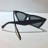 Damenmode-Sonnenbrille 41468, Cat-Eye-Stil, Acetatrahmen, personalisierte Outdoor-Sonnenbrille für Damen, französische Mode, klassischer Runway-Stil, mit Kette