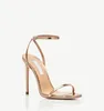 Créateur de luxe AQUAZZURA Olie Plateau femmes surface sandales chaussures en cuir bout carré Mule marche talons hauts dame Sandalias