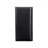 Wallets High Quality Wallet 18643 Top Layer Cowhide Leather Men Business Long Vertical Suit Clip Card Bag