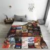 Фланелевое одеяло из полной коллекции Стивена Кинга, диван, спальня, гостиная, уличное украшение, одеяло