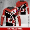 メンズフーディーズplstarcosmos 3dprint est proud proud canada flag team custom name cunny harajuku因果的ユニークなユニセックスパーカー/スウェットシャツ/zip a4