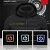 Outdoor Jackets Hoodies Self heating jacket winter hot clothing vest women's USB 2-21 zone hunting camping hiking warm 231026