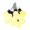 Kerstversiering Buiten Kleurrijke Garland Ball Fairy Light G50 LED Globe Bulb Festoen Lichtslingers Vakantie Bruiloft Tuinfeest Ligths 231026