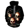 Hoodies masculinos chama esqueleto 3d impresso moletom com capuz rua casual moda y2k feminino agasalho sudaderas de grandes dimensões