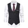 6xl duży rozmiar męski czarny czerwony kamizelka kamizelka dla mężczyzn bez rękawów Blazer Business Casual Ruit Formalne Chaleco Hombre 2267J