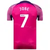 فريق النادي 2023-24 Sunderland Soccer Courseys 20 Jack Clarke 17 Abdoullah Ba 24 Daniel Neil 7 Jobe Bellingham 1 Anthony Patterson Football Shirt Kits Green Pink Red