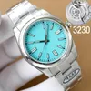 7 typer Clean Factory Mens Luxury Watches V11 Automatic Silver Case Blue Dial Sapphire Glass OYST ETA3230 WATEREPTY WATCH 904L ORIGINAL CLASP MED BOX