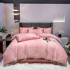 bedding 100s pure silk sateen cotton SILK-LIKE FABRIC JACQUARD bed sheets