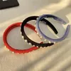 Hair Clips Fashion Pearl Hoop Sweet Blue Red Black Headband Multicolor Energetic And Cute Gentle Accessories For Women