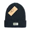 Bonnet de créateur bonnet de luxe bonnet en tricot lettre de couleur unie haute qualité bonnet polyvalent chapeau chaud lettre design chapeau cadeau de Noël 8 couleurs très sympa