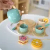 Küchen Spielen Essen Küchenzubehör Spielzeug Früherziehung Spielzeug Bestes Geschenk Verbessern Sie die Hand-Augen-Koordination Simuliertes Dessertladenspielzeug für Kinder ChildL231026