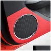 Other Interior Accessories Car Interior Door Anti Kick Carbon Fiber Sticker Decoration For Ford Mustang 201Add Accessories Drop Delive Dhfye