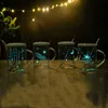 Mugs 480ml Glow In The Dark Glass Mug Coffee Cup Transparent with Lid and Spoon Water Juice Milk Tea Office Home Drinkware 231026