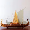 Aircraft Modle Wooden Scale Sailing Boat Wood Scale Ship 150 Viking Ships Scale Assembly Model Ship 231026