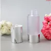 Airless 15ml 30ml 50ml Pompa per vuoto vuota Vaso per WC Bottiglia cosmetica smerigliata Mini Contenitore per trucco per lozione trasparente 10 pezzi Ttnll