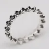 Cluster Ringen Bloemen Gekoppelde Bloem Ring Voor Vrouwen Authentieke S925 Sterling Zilveren Dame Sieraden Meisje Verjaardagscadeau