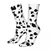 Chaussettes pour hommes Harajuku Dalmatian Spots Texture animale Femmes 2023 Hommes Dog Lover Bike