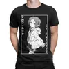 T-shirt da uomo T-shirt unica Sylphiette Mushoku Tensei per uomo Camicia in cotone con colletto tondo Maglietta reincarnazione senza lavoro Abbigliamento estivo