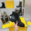 designer boots women platform boot silhouette Ankle martin booties real leather best quality classic lace up brand casual outside 98A